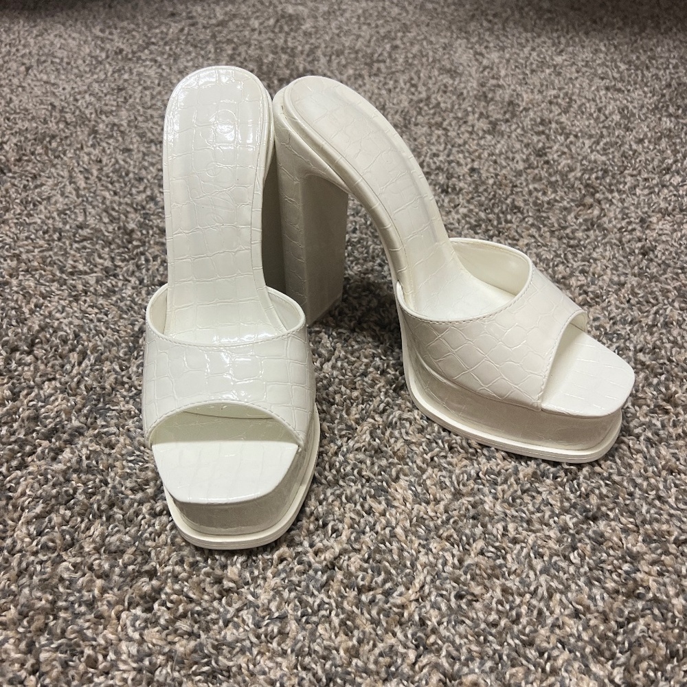 White heels